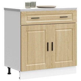 Mueble bajo de cocina porto roble sonoma madera